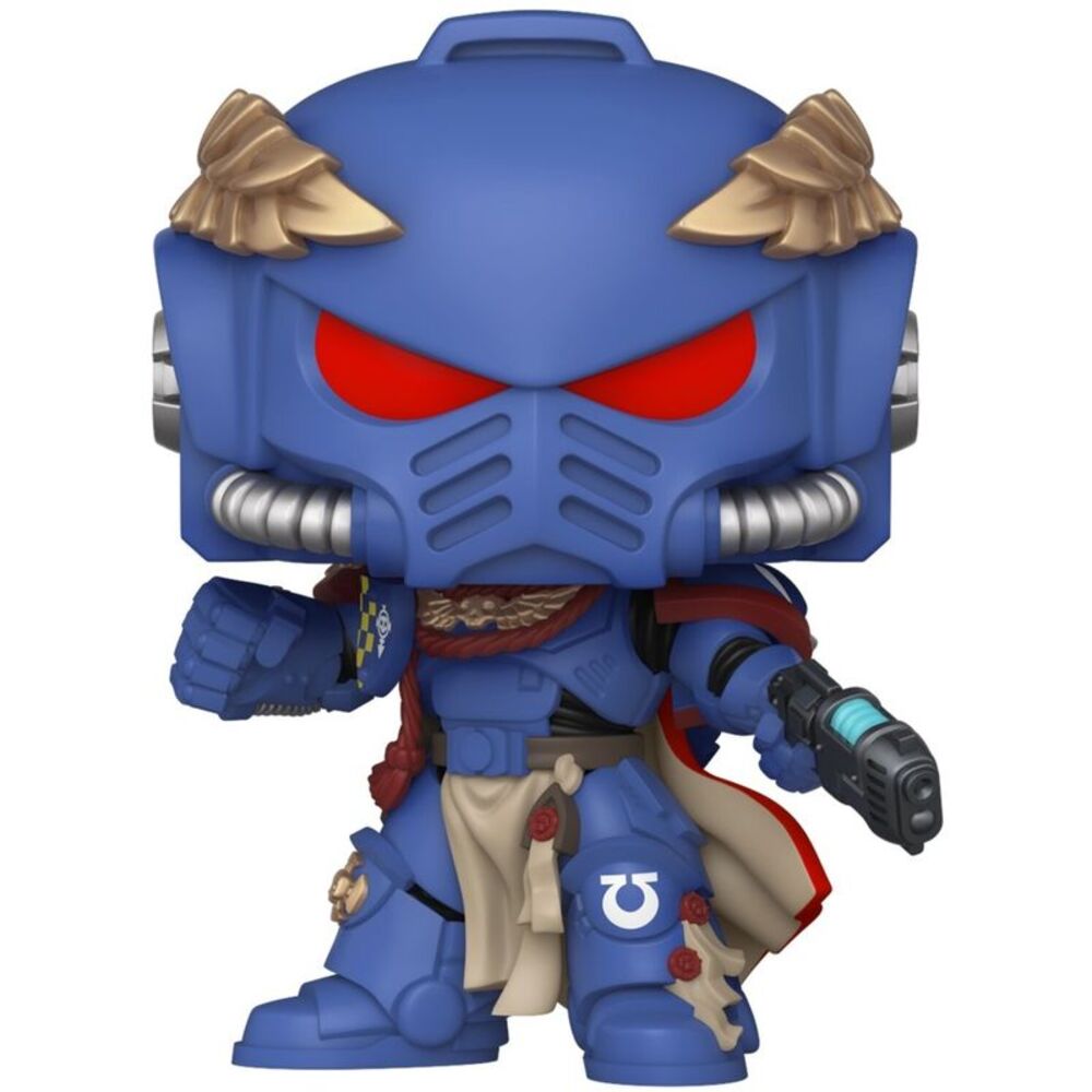 Funko POP! Games: Warhammer 40k - Ultramarines Captain  COLLECTIBLES